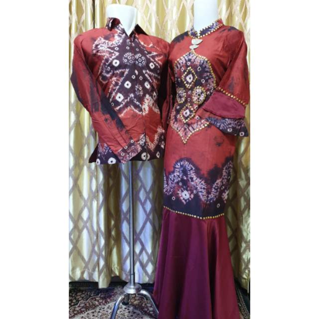 Batik couple palembang