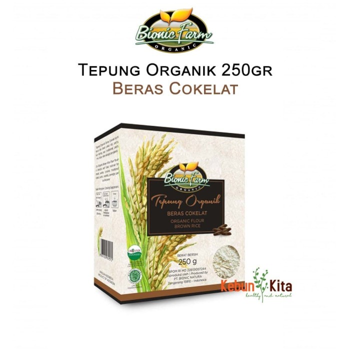 

D02D1 Tepung Beras Coklat Organik 250Gr ( Organic Flour ) Da01D100