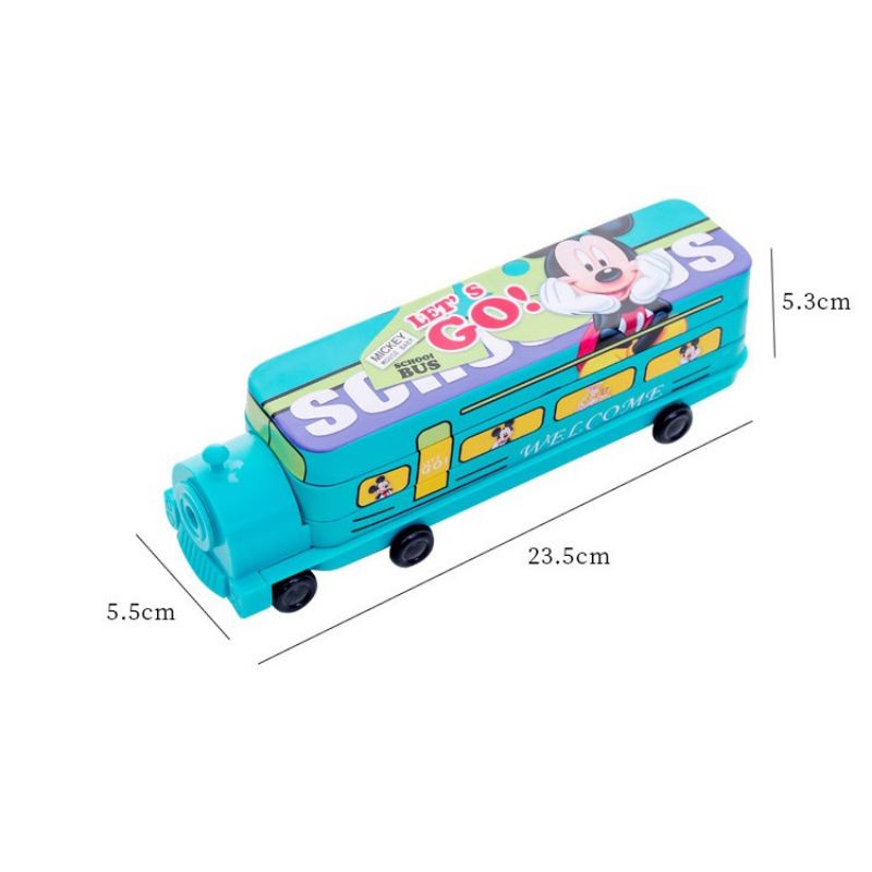 COD TEMPAT PENSIL ANAK SET RAUTAN KALENG KARAKTER KERETA ANAK