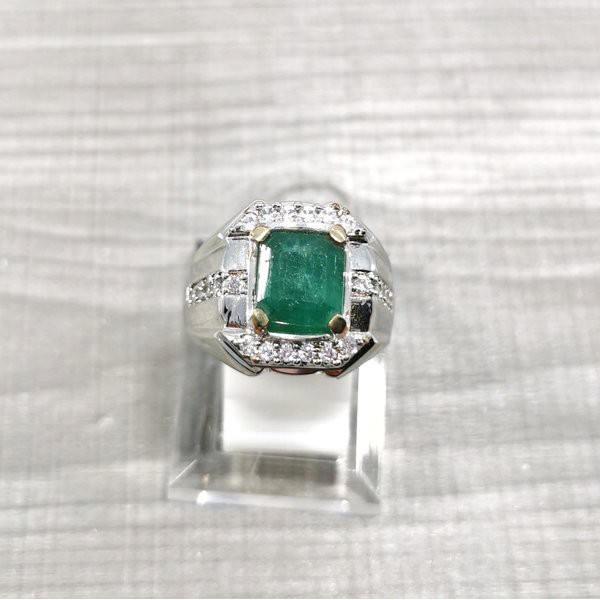 CINCIN BATU PERMATA NATURAL JAMRUD EMERALD BERLY est COLOMBIA Ist 08