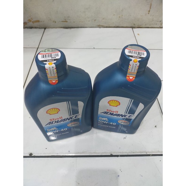 Oli shell advance 10W_40 Ax7.1 liter
