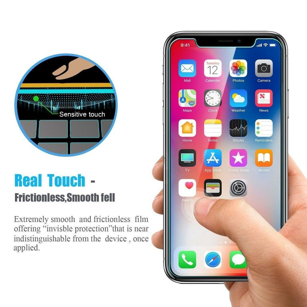 Pelindung Layar Tempered Glass Untuk Iphone X Xs 11 Pro Max Xr 6 7 8 Se 2020