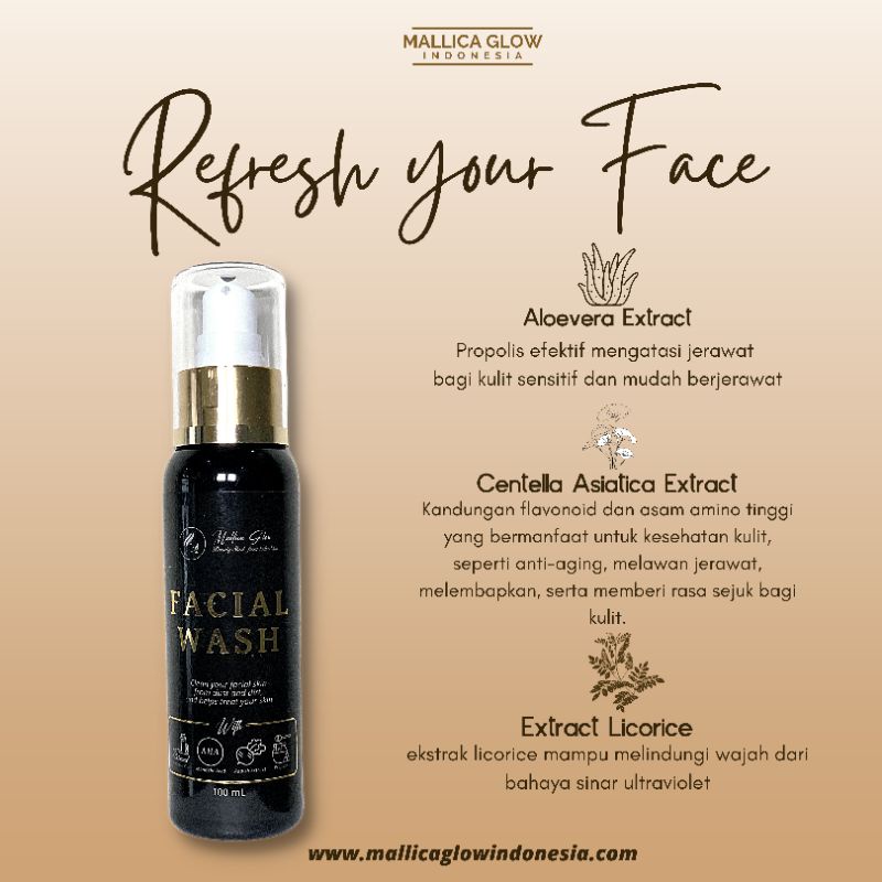 MALLICA GLOW Facial Wash