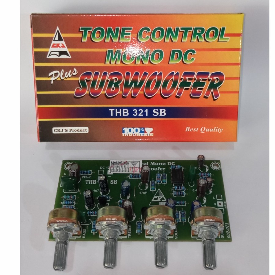 Tone Control MONO DC + SUBWOOFER THB 321 SB by CKJ