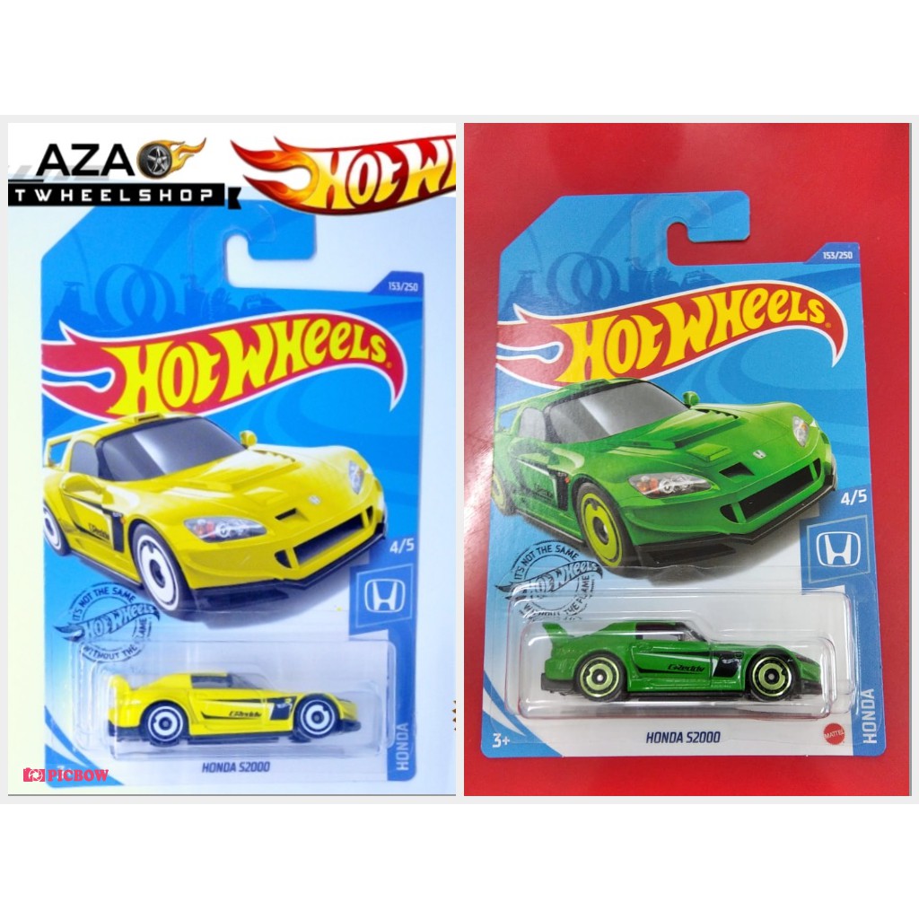 Hot Wheels Honda S2000 KUNING HIJAU HW Basic Reguler Hotwheels Mainan Mobil Hotwheels Greddy