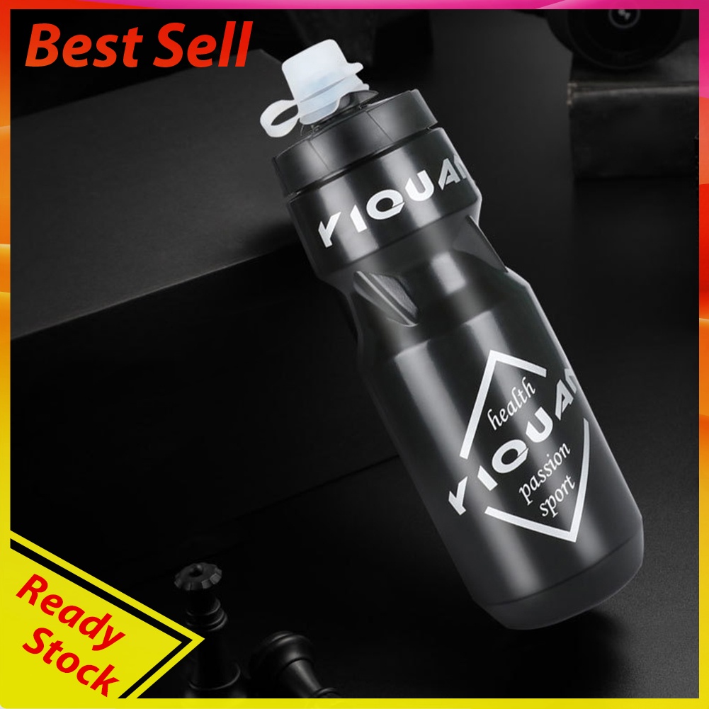 710ML MTB Bike Water Bottle with Dust Cover Portable Fitness Bicycle Kettle