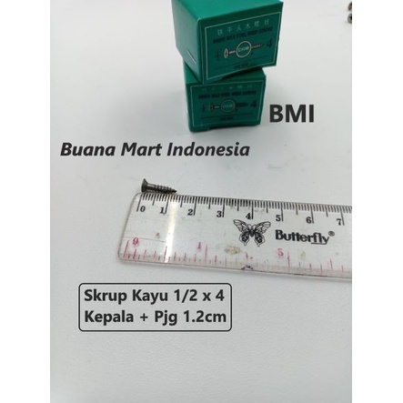 Skrup Kayu CHW 1/2 x 4 Plus (+) | Wood Screw CHW | Sekrup Kayu