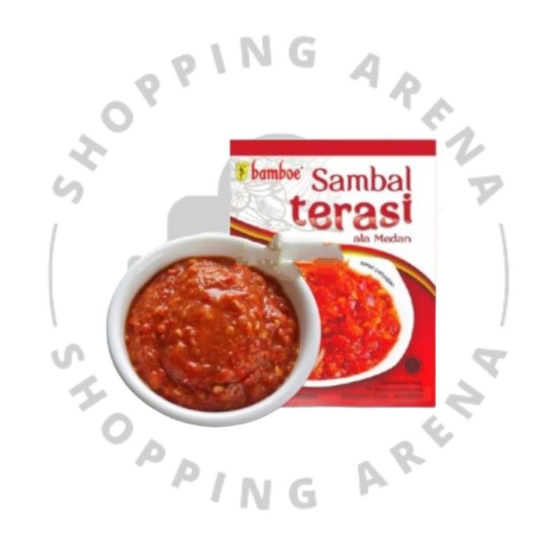 

Sambal Dapur Praktis BAMBOE 15gr SAMBAL TERASI Siap Makan Matang Halal