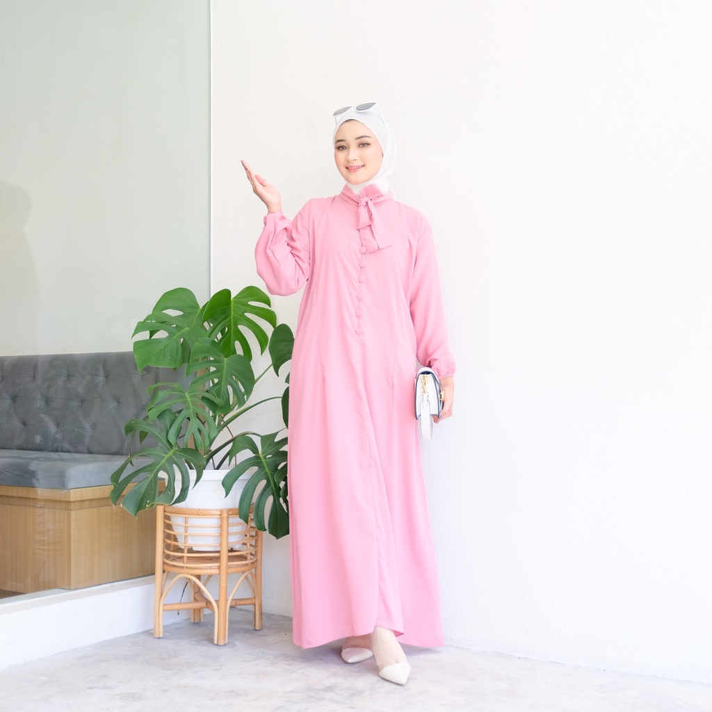 (MSB) GAMIS DHENA MAXI DRESS ATASAN REMAJA WANITA