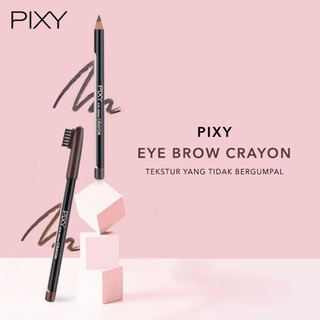 Ningrum Kosmetik Kecantikan Mata Eye Brow Pensil dan Eye Brow Crayon Pixy Pensil Alis Ori - 8030