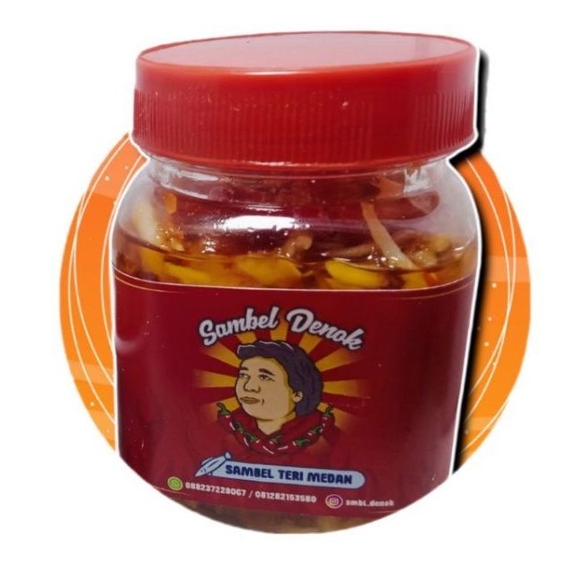 

Sambal Teri Medan Pedas isi berat bersih 180 gram