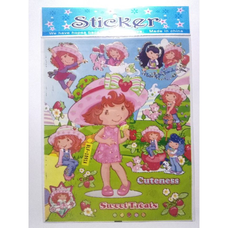 

sticker anak sticker tempel karakter Stroberi