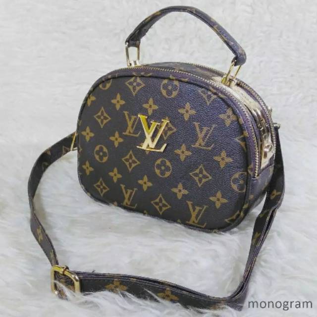 Tas batam import doctor L *V / Tas doctor monogram / tas selempang batam damier / tas batam murah
