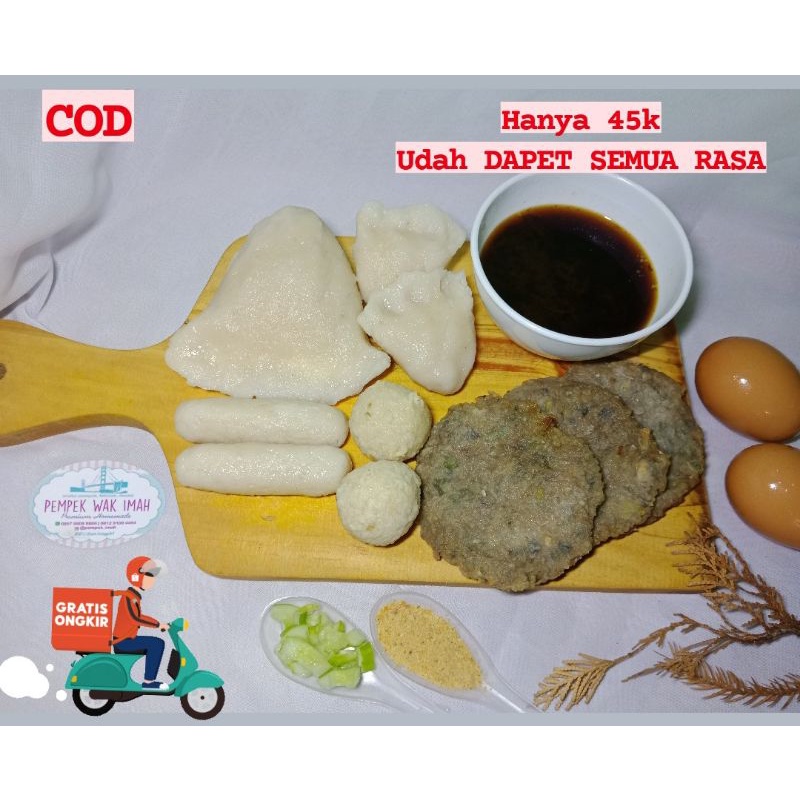 

PEMPEK PALEMBANG / PEMPEK PAKET III KAPAL SELAM DAN KECIL MIX / PEMPEK IKAN TENGGIRI ASLI PALEMBANG / PEMPEK PALEMBANG ASLI / FISH CAKE HALAL / MPEK2 PALEMBANG PAKET MURAH