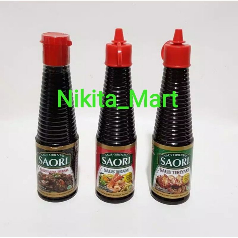 

SAORI SAUS 135ml Tiram/Teriyaki/Lada hitam