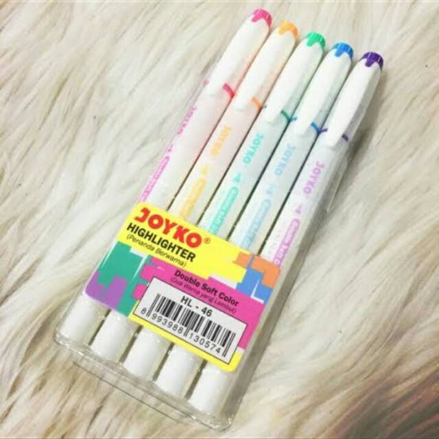 

Highlighter Joyko Double Soft Color HL-46 Set