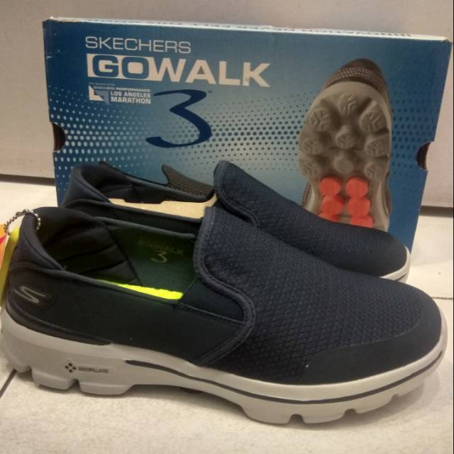 SKECHERS GO WALK 3 SIZE JUMBO 43,43.5 NAVY ART53988NVGY