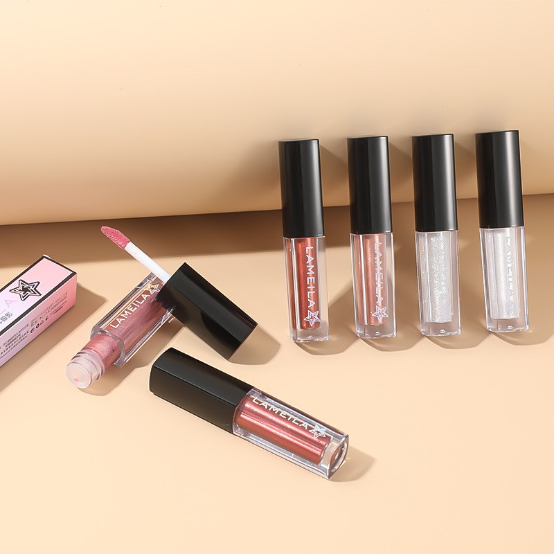 (COD) Lameila liquid eyeshadow glitter shimmer eyeshadow cair glitter 5 warna