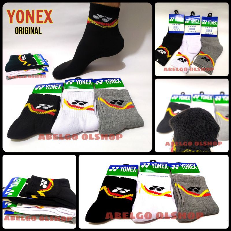 kaos kaki badminton YONEX tebal/kaos kaki sport tery tebal lembut/diatas mata kaki