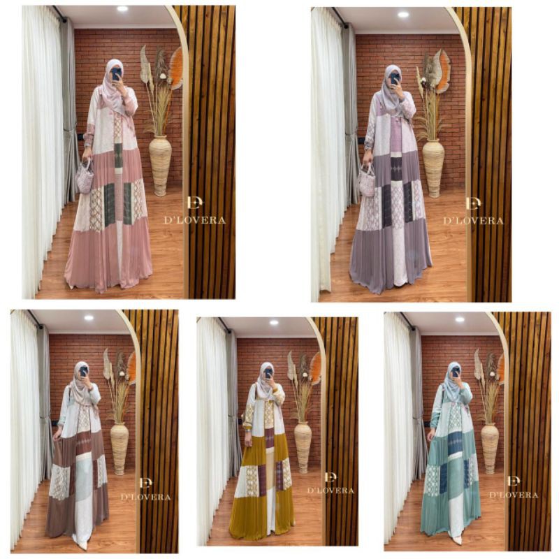 DRESS GAMIS WANITA TERBARU HARAYA DRESS BY OLLA D'LOVERA DLOVERA ORIGINAL