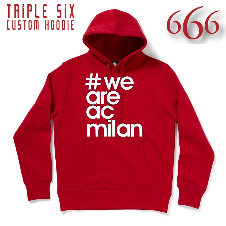 Jaket Hoodie Bola AC Milan 4