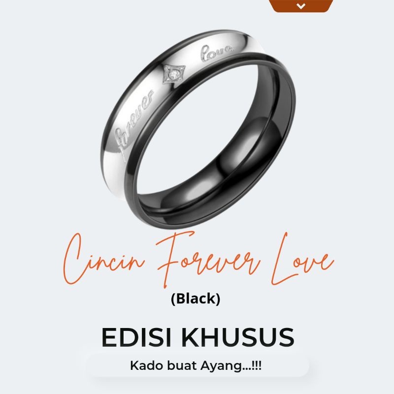 Cincin Forever Love (Black)