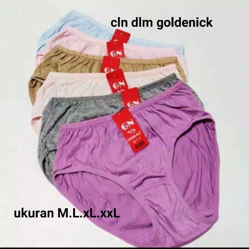 setengah lsn/6 pcs celana dalam wanita GN 937