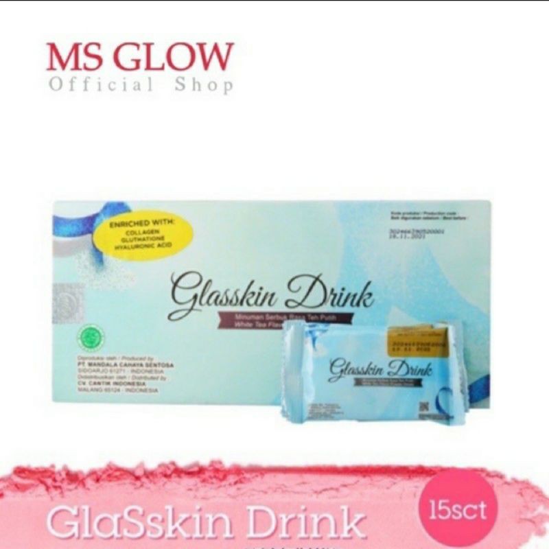 

Ms Glow Glasskin Drink | Untuk Cerah Merata Seluruh Tubuh