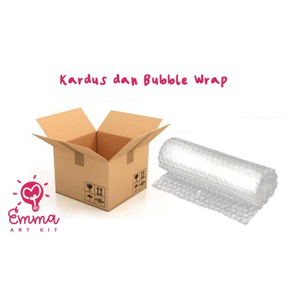

Kardus dan bubble wrap untuk pengiriman keluar kota