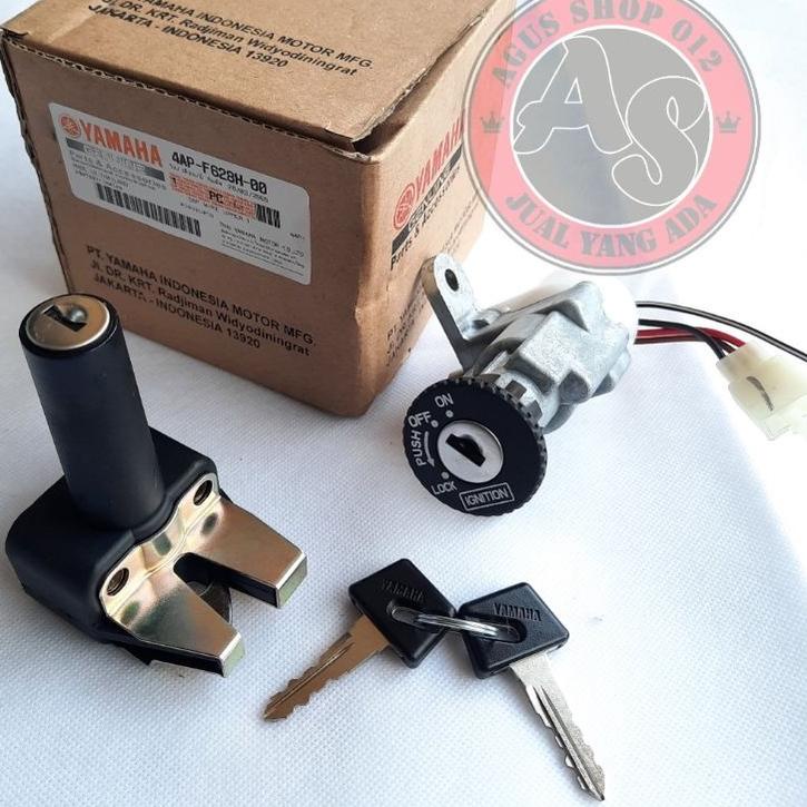 SALEE.. Kunci Kontak F1ZR FIZR Vega Lama Crypton Ori Kunci Yamaha Komplit Kunci Jok 1 Kunci 2 lobang