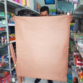 Jual kertas sampul coklat gulung buku tulis besar | Shopee Indonesia