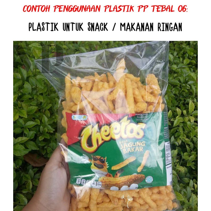 Plastik Pp Lebar 12 Tebal 06 12X15 12X20 12X25 Kantong Bening Transparan