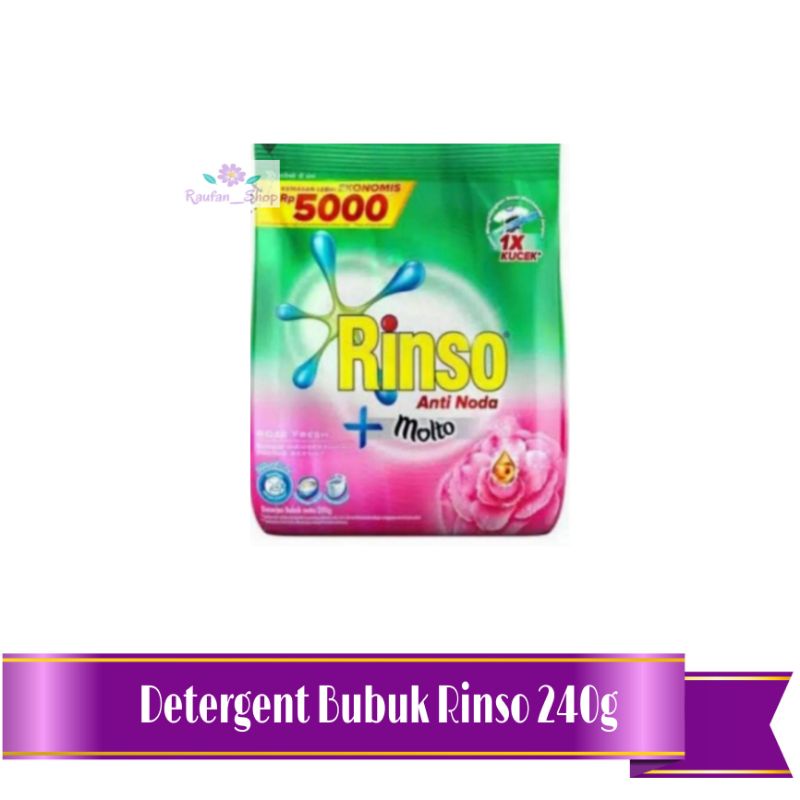Rinso Molto Deterjen Bubuk 240g