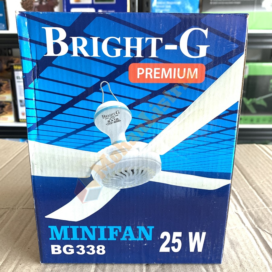 Kipas Angin Gantung / Ceiling Fan / Mini Fan BRIGHT-G 25 Watt BG-338