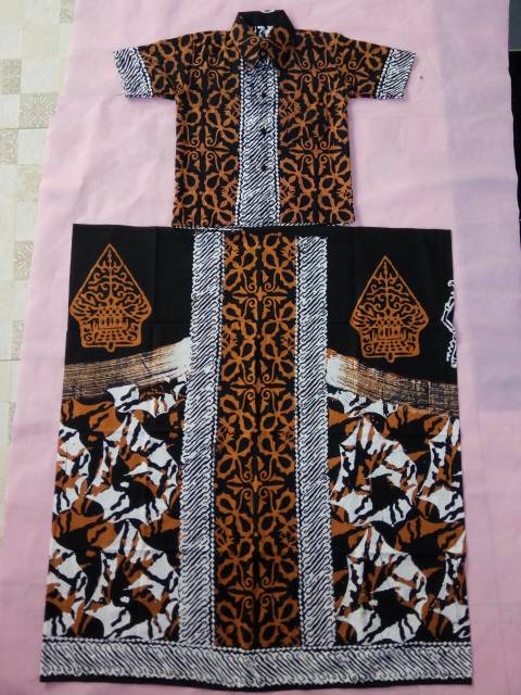 BAJU SETELAN ANAK 4TH SAMPAI 9TH MUSLIM ETHNIC SARUNG BATIK CAP DAN HEM KELAS TK-2SD MODERN MURAH