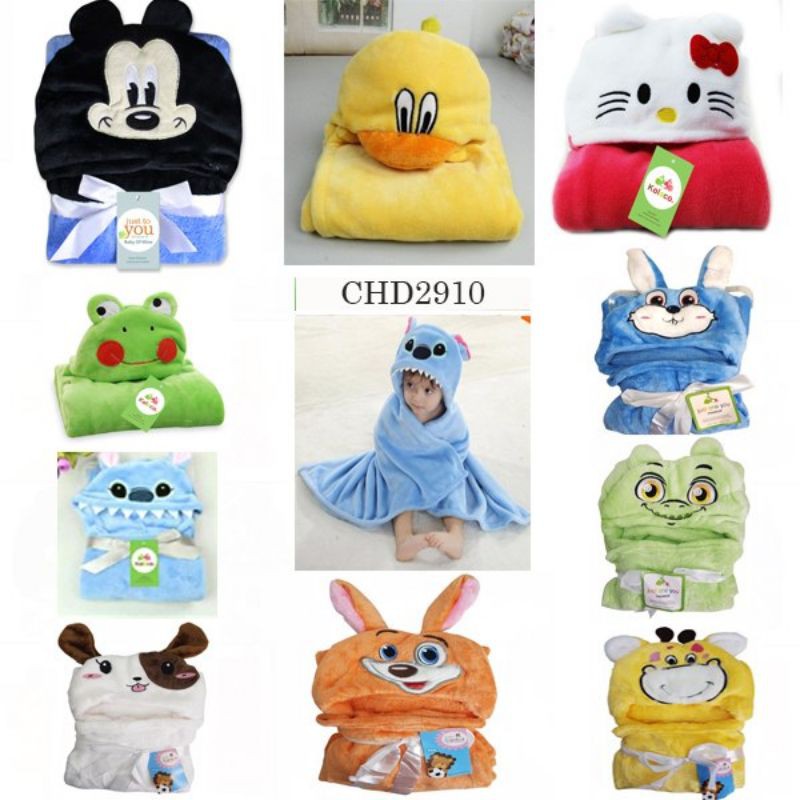 selimut anak double fleece karakter