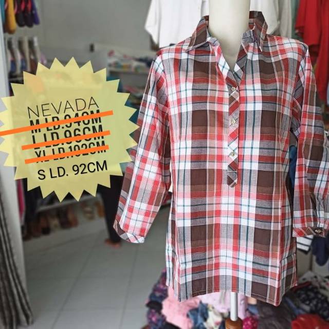 kemeja nevada wanita