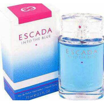 New Parfum Ori Eropa Nonbox Escada Into The Blue Edt 75 Ml