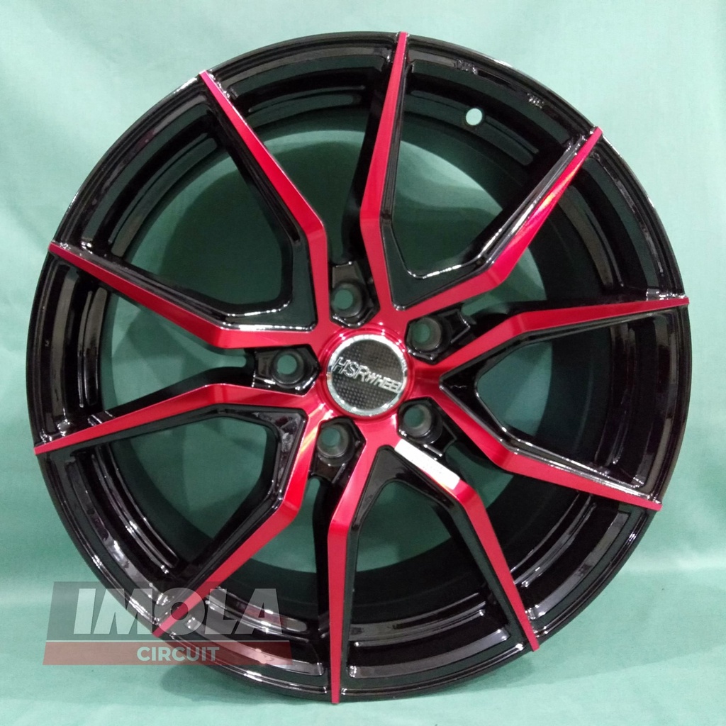 Jual pelek mobil murah import ring 17 HSR wheel VITAL baut 5x114,3 Black Red terios trajet crv hrv r