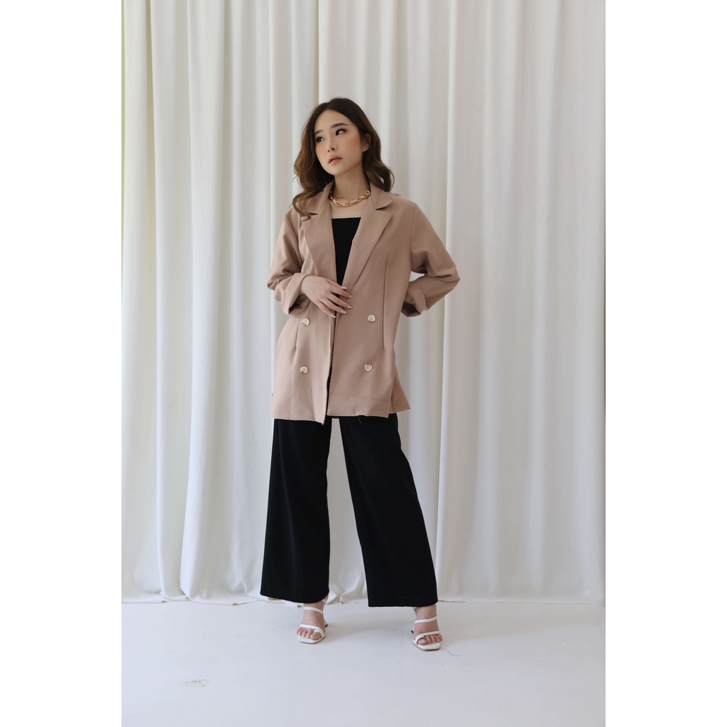 Khloe Blazer / Blazer Tangan Panjang / Basic Blazer / Outer Blazer