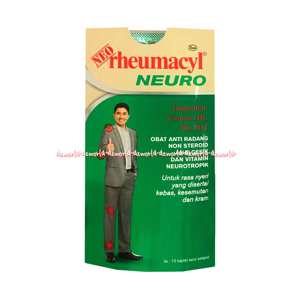 Neo Reumacyl Neuro Vitamin B1 B6 B12 10Kaplet meringankan rasa nyeri kesemutan dan kram