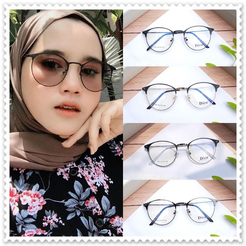 Kacamata Antiradiasi Wanita Pria/Frame Kacamata Minus Silinder Plus