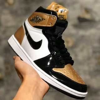 gold toe jordan one