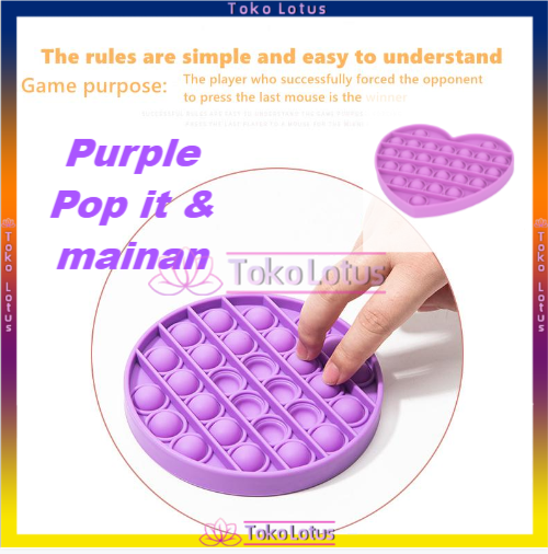 NEW POP IT MAINAN ANAK FIDGET KIDS TOY PUSH BUBBLE PENGHILANG STRESS [BISA BAYAR COD]-1
