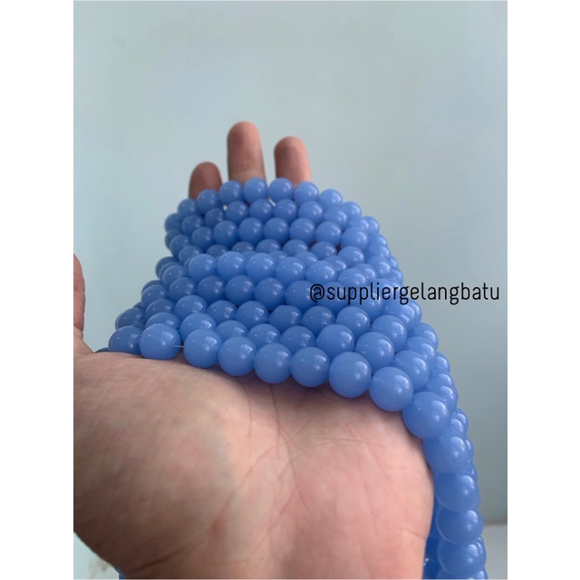 Bahan batu BLUE PURPLE CAT EYE 10mm mata kucing biru ungu TANPA JARONG