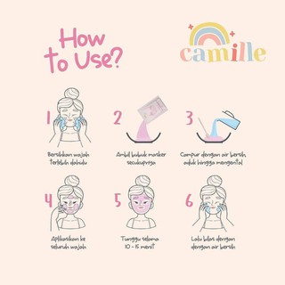 Jual [RESS RESMI OFFLINE] Masker Camille Beauty Strawberry 25gr