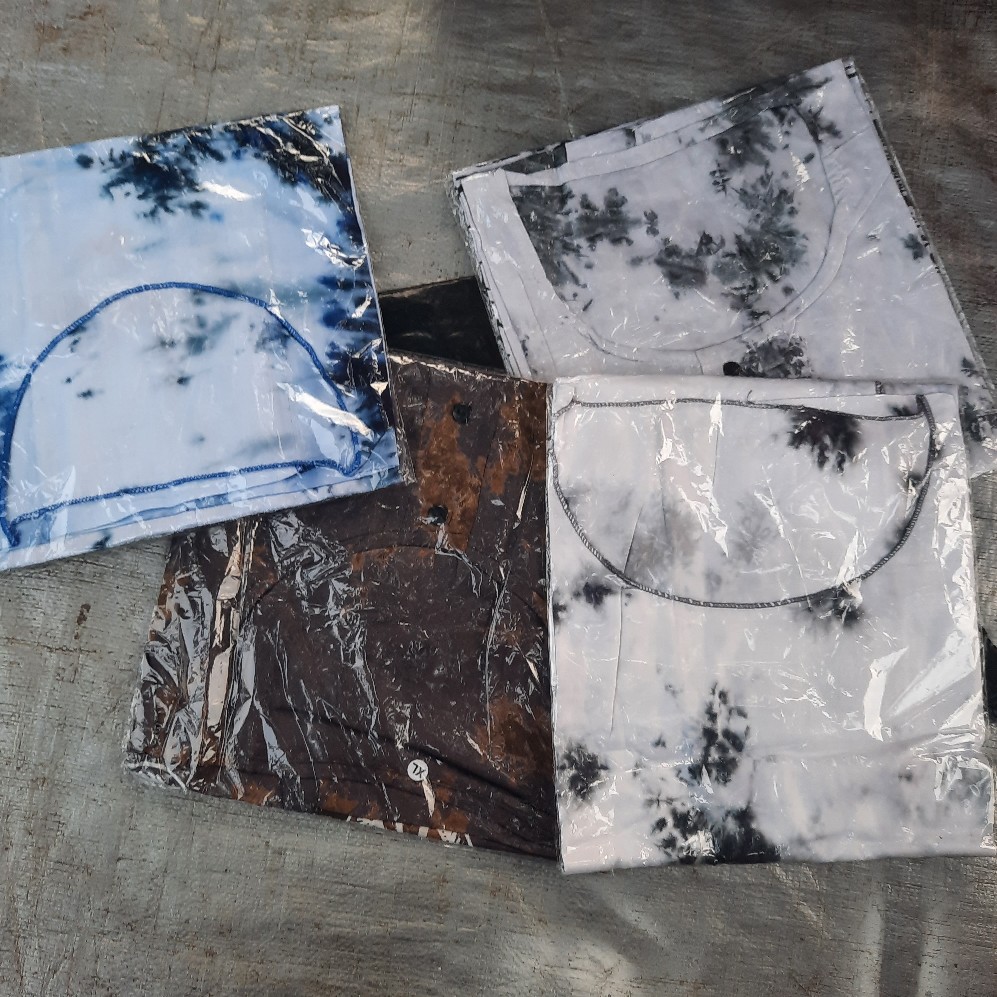 Baju Barong Bercak Hitam/ Baju Motif Barong Pespa Becak