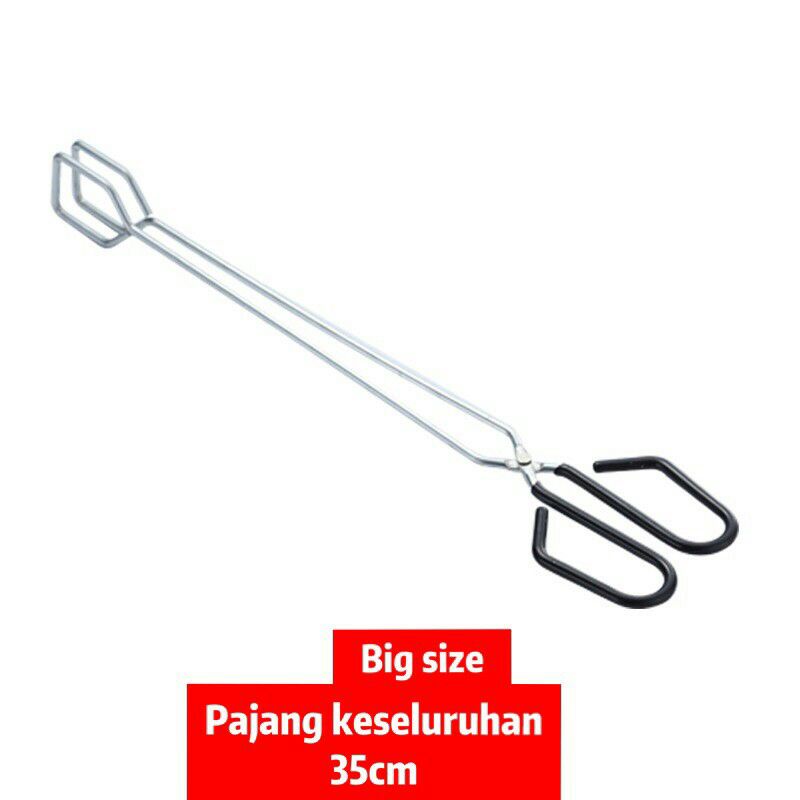 penjepit arang bahan stainless serba guna