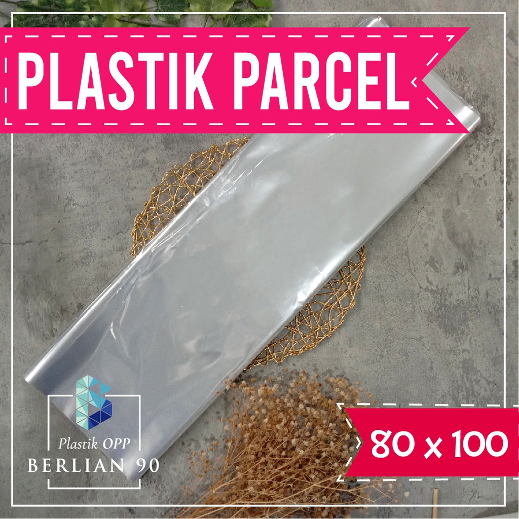 Plastik Parcel OPP 80 x 100 cm Tebal 30s MIC Premium / Plastik Opp Bening Kemasan Parcel Termurah is