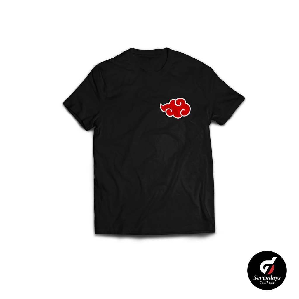 Tshirt Baju Kaos Distro Logo AKATSUKI  / Kaos Distro Pria Wanita